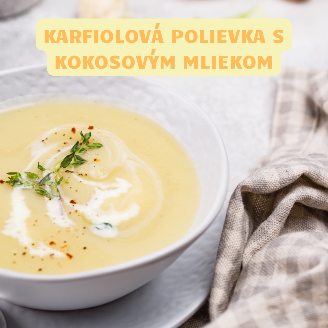 karfiolova polievka s kokosovym mliekom