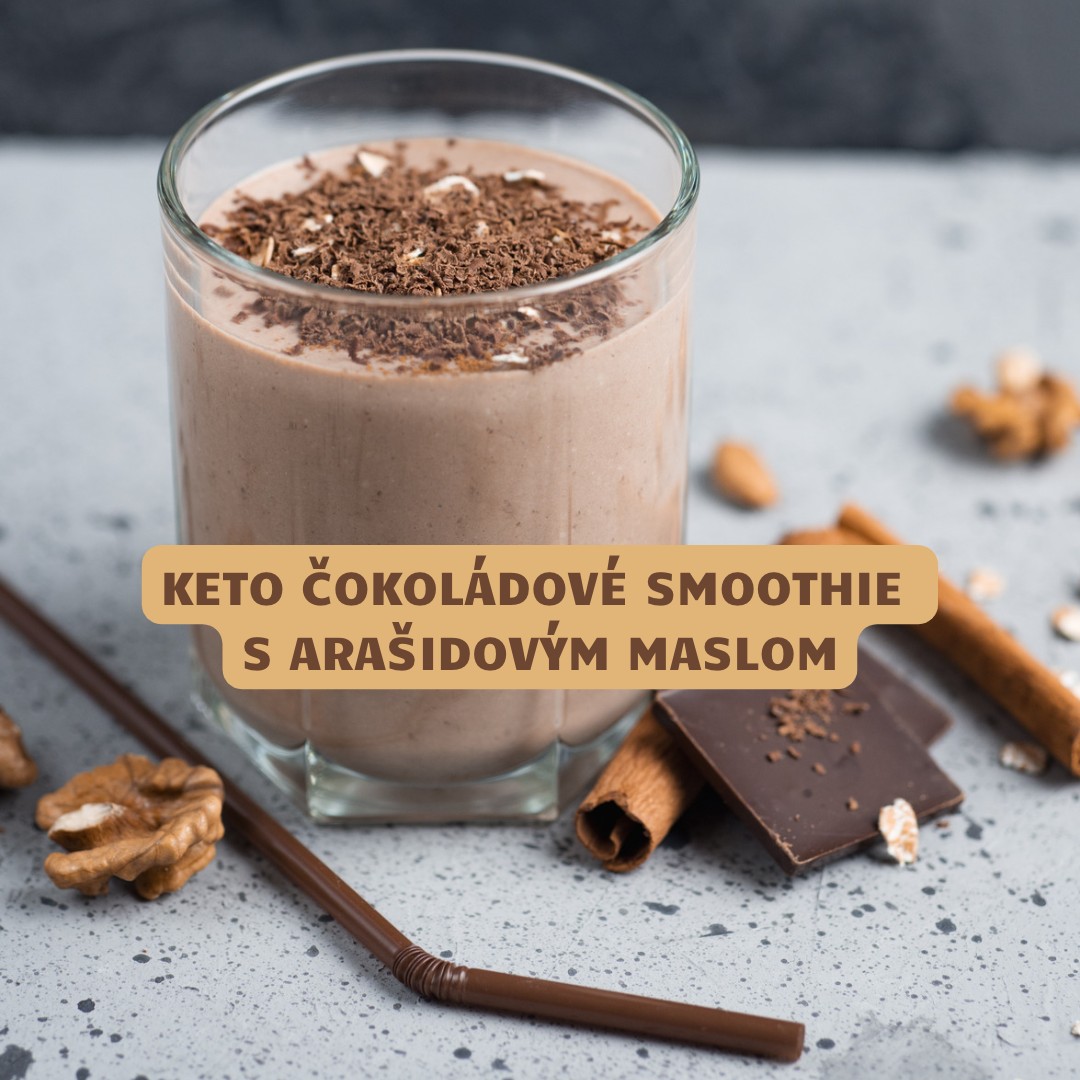 keto cokoladove smoothie s arasidovym maslom