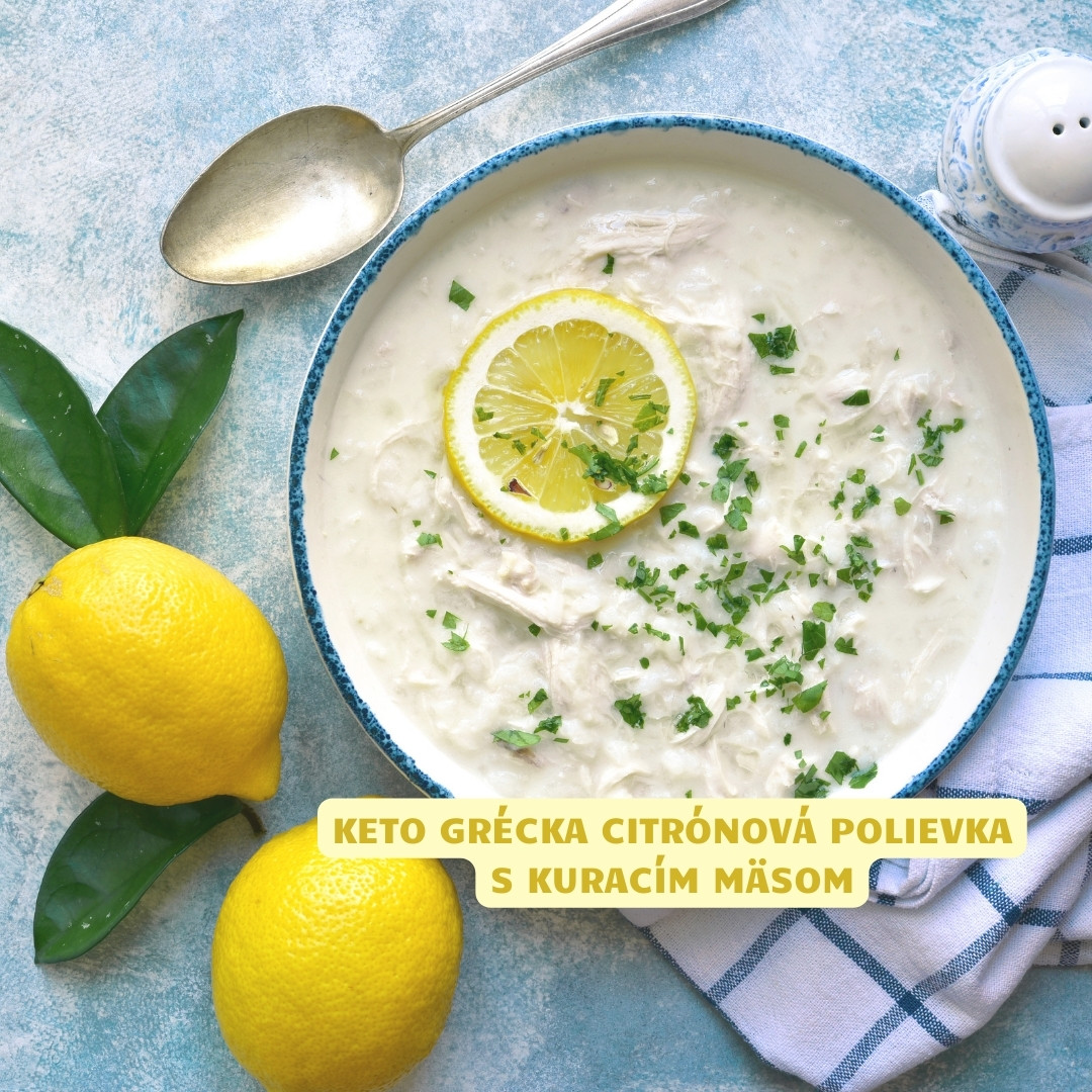 keto grecka citronova polievka