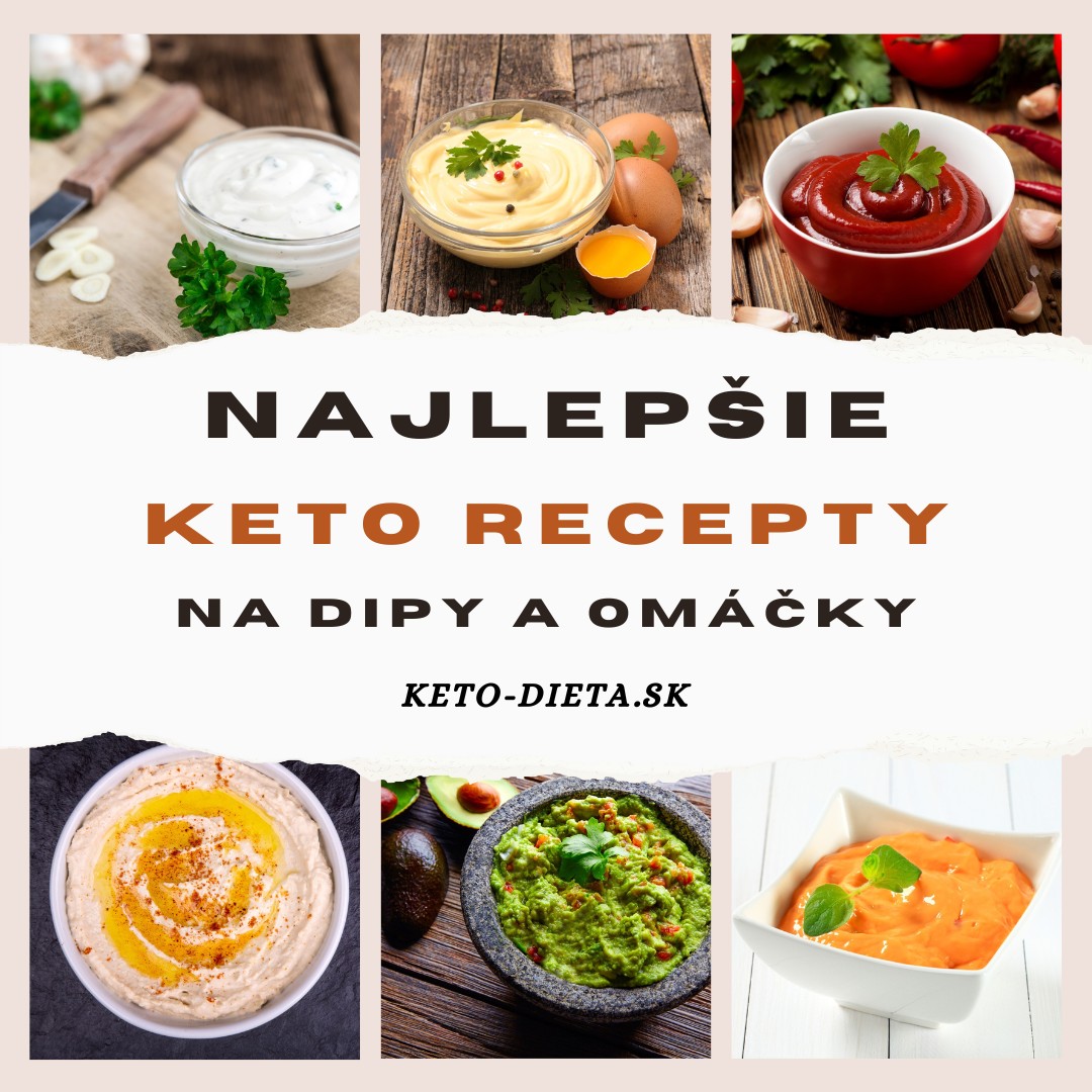 najlepsie keto recepty na dipy a omacky